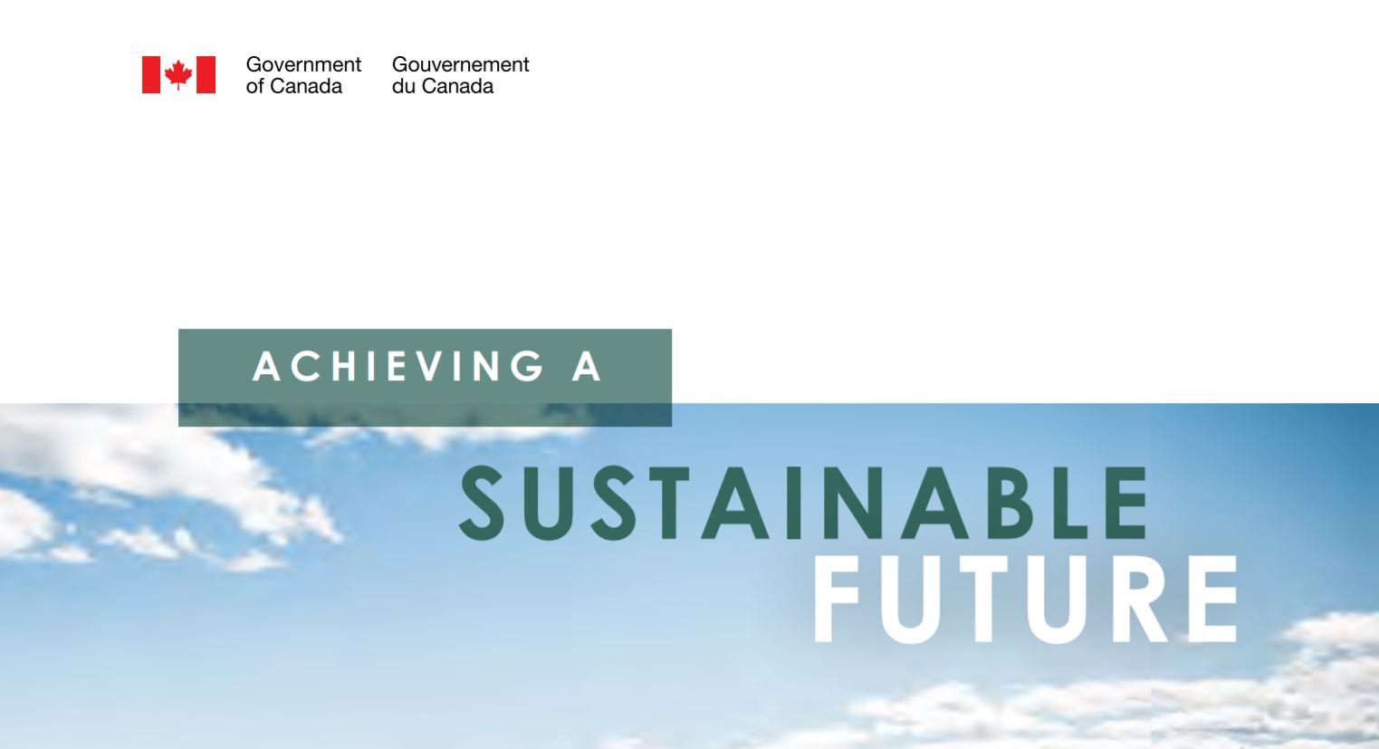 Achieving a Sustainable Future: A Federal Sustainable Development Strategy for Canada 2019-2022