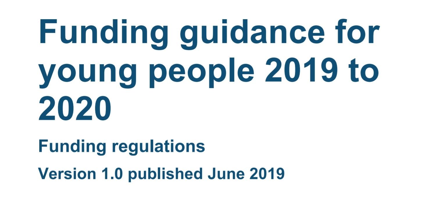Funding Guidance for Young People 2019 to 2020
