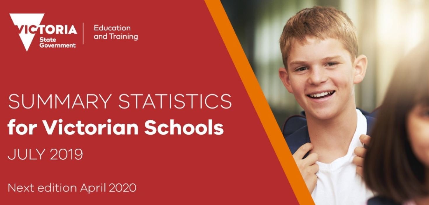 Summary Statistics for Victorian Schools: July 2019