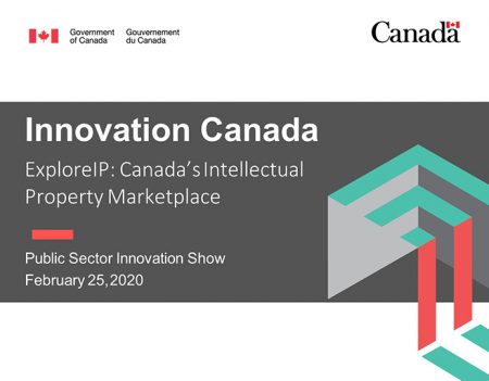 Innovation Canada - Explore IP - Canada’s Intellectual Property Marketplace