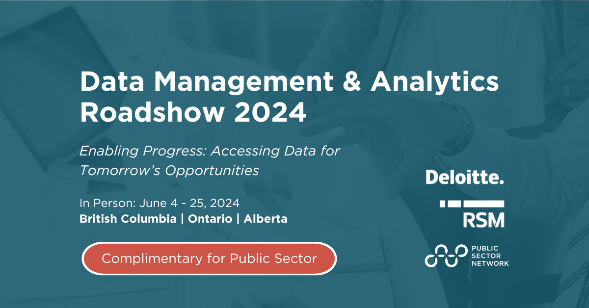 Data Management & Analytics Roadshow 2024 - Public Sector Network